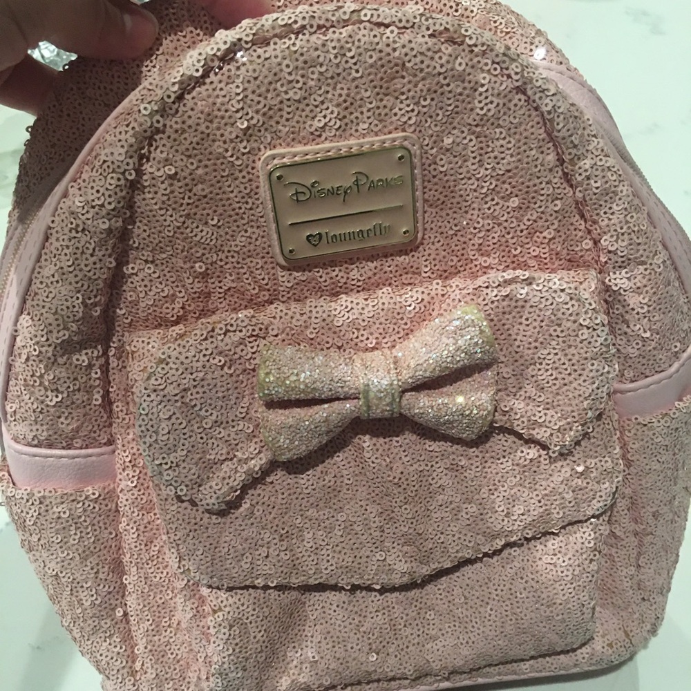 Disney Pink Sequin Backpack